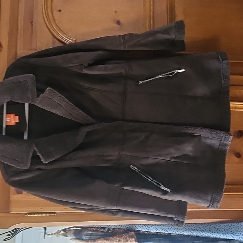 Sporto Dark Brown Shearling Jacket